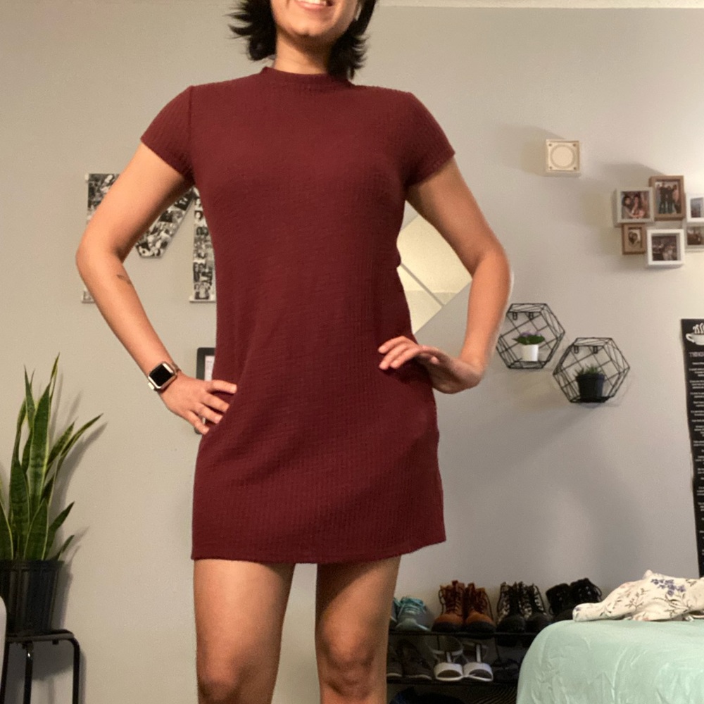 Forever 21 Burgundy Dress